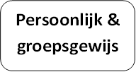 Persoonlijk & groepsgewijs